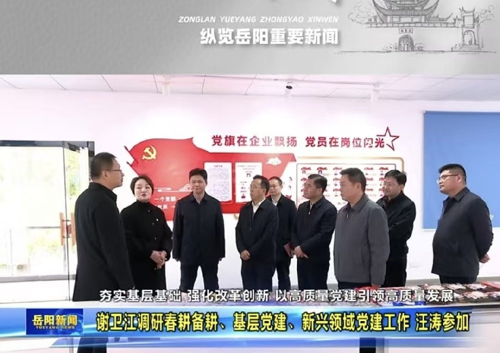 党建引领聚合力 赋能企业添动力——省委常委、岳阳市委书记谢卫江调研湖南不二家食品有限公司